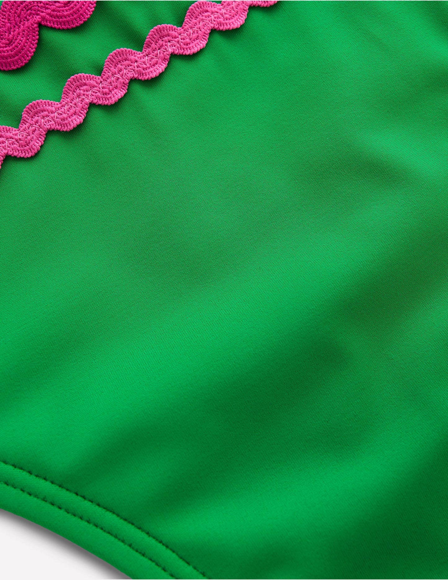 Porto Bikini Bottoms-Bright Green Rik Rak