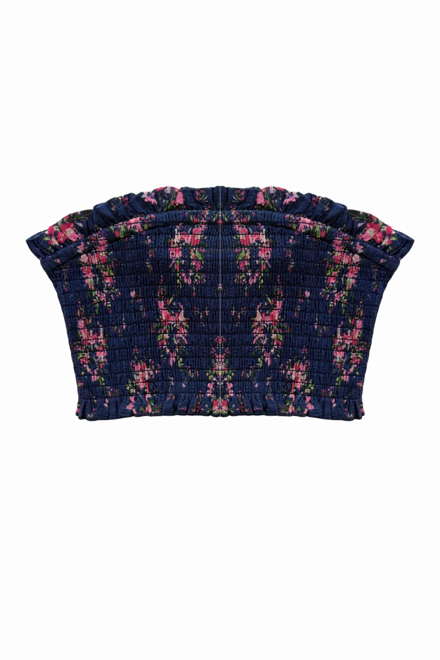 JUNIOR BEA PRINTED SMOCKED TUBE TOP - FINAL SALE