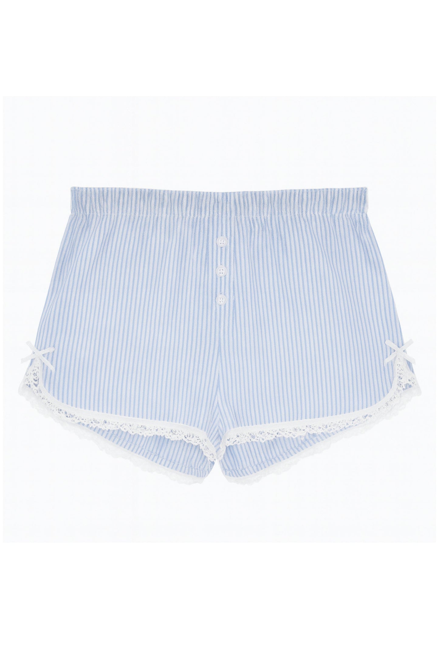 JUNIOR CAPRICE LACE TRIMMED LOUNGE SHORTS