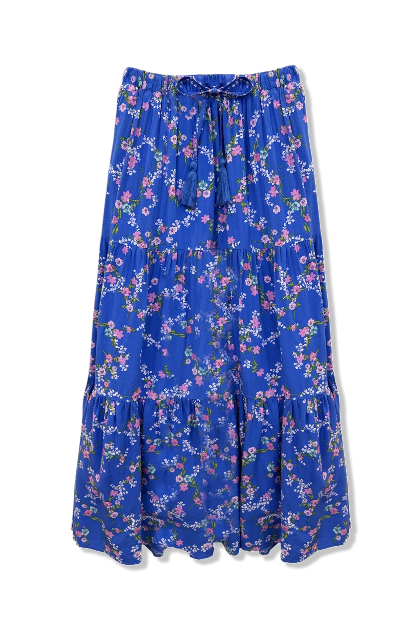 JUNIOR ESME PRINTED TIERED MAXI SKIRT - FINAL SALE