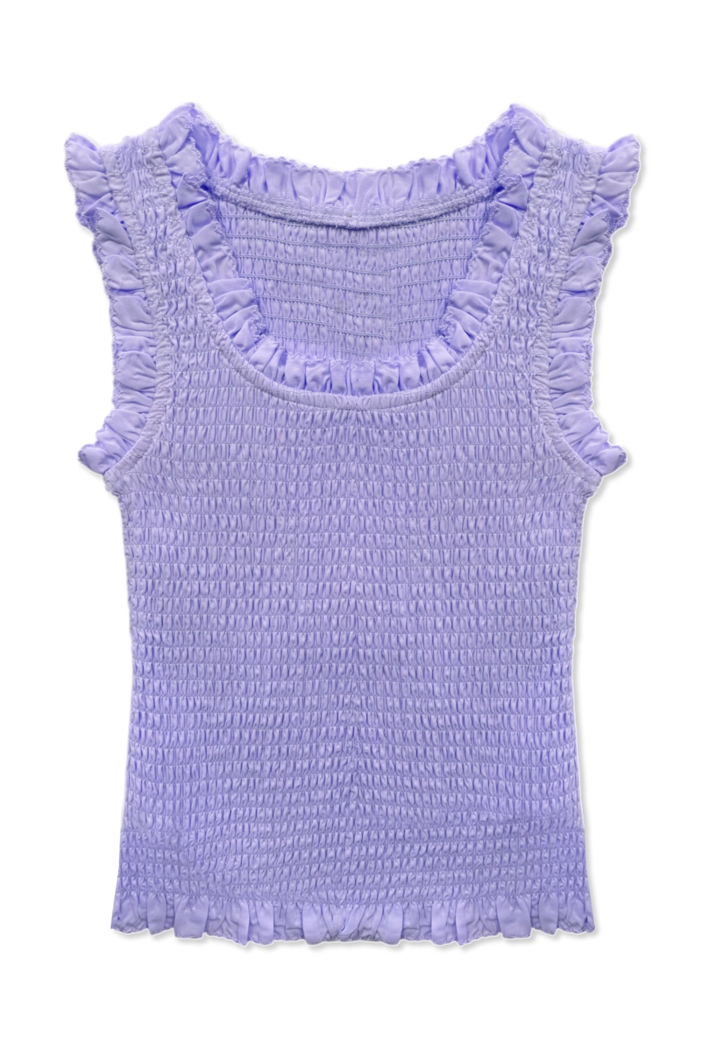 TWEEN HELENA SOLID SMOCKED TANK TOP - FINAL SALE