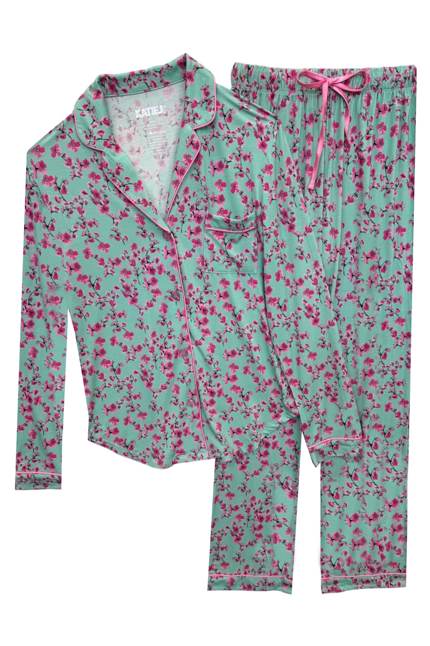 KATIEJ X ARIZONA ICED TEA JUNIOR MAIA PRINTED LOUNGE PANT SET