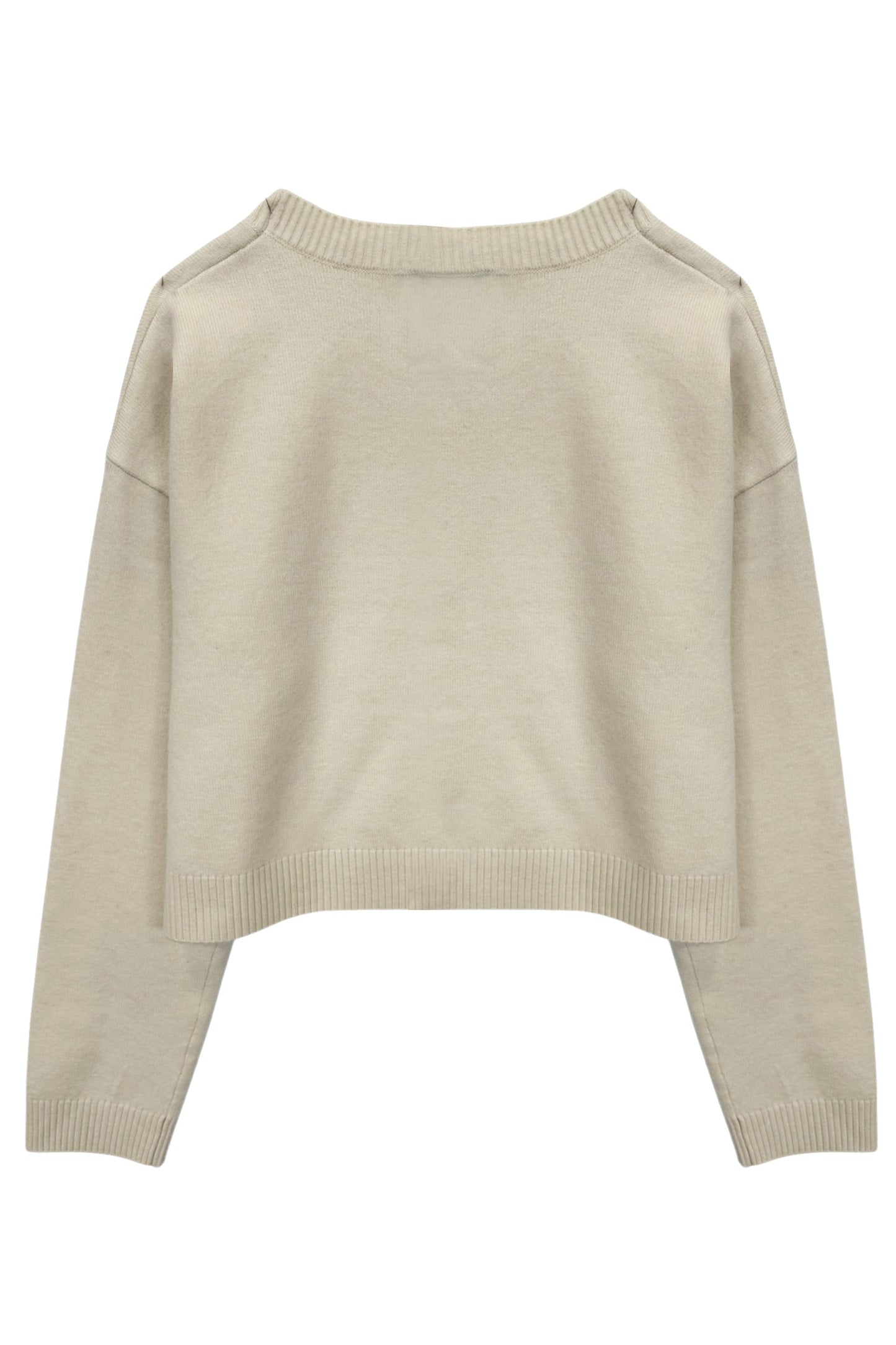 TWEEN MARLENA CROPPED CREWNECK SWEATER