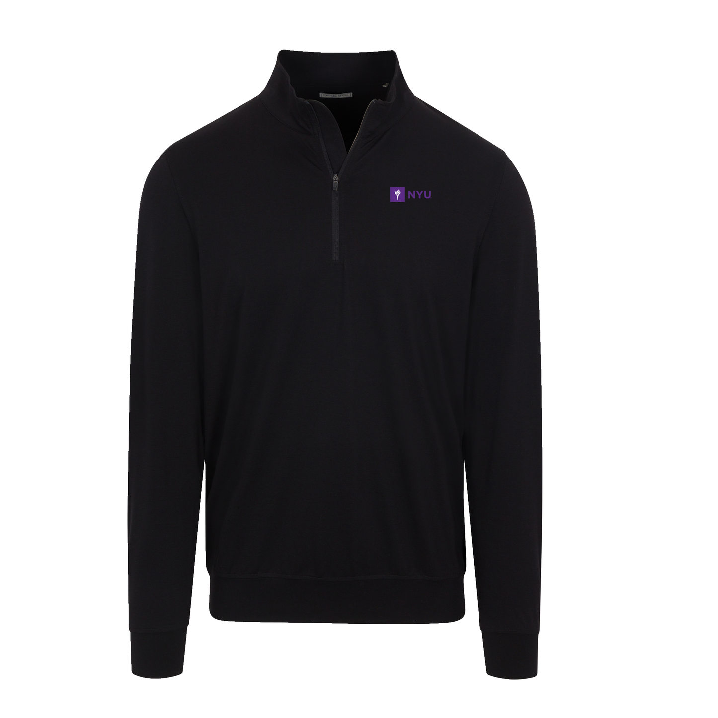 New York University Velocity Performance Quarter Zip Black