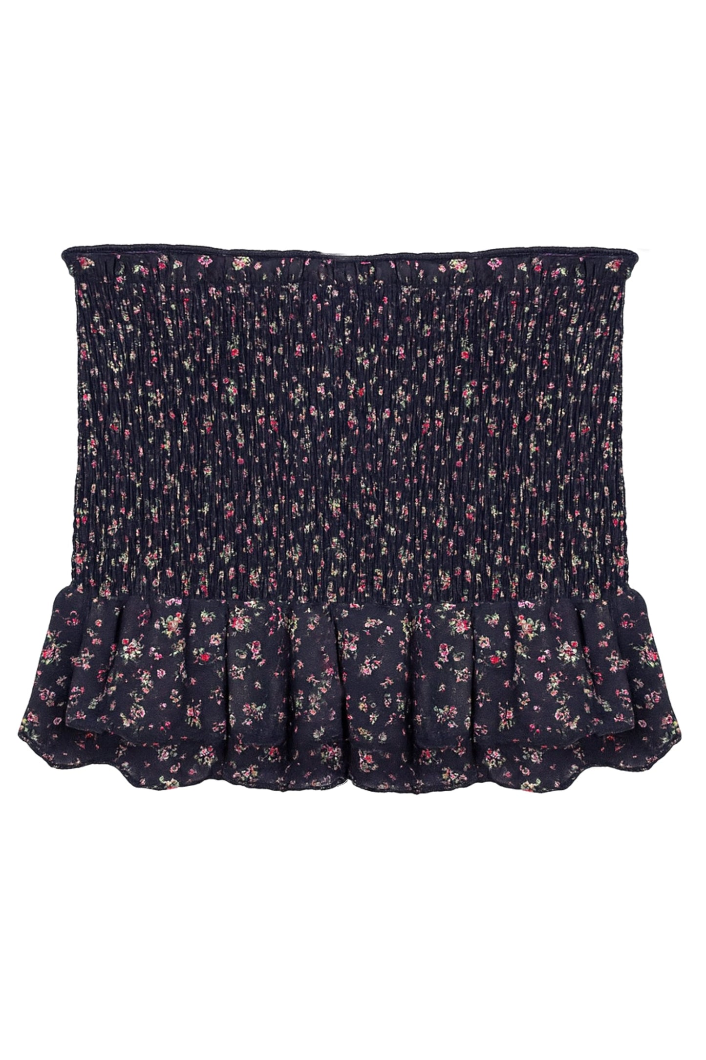 TWEEN POSIE PRINTED DROP WAIST SMOCKED SKIRT - FINAL SALE