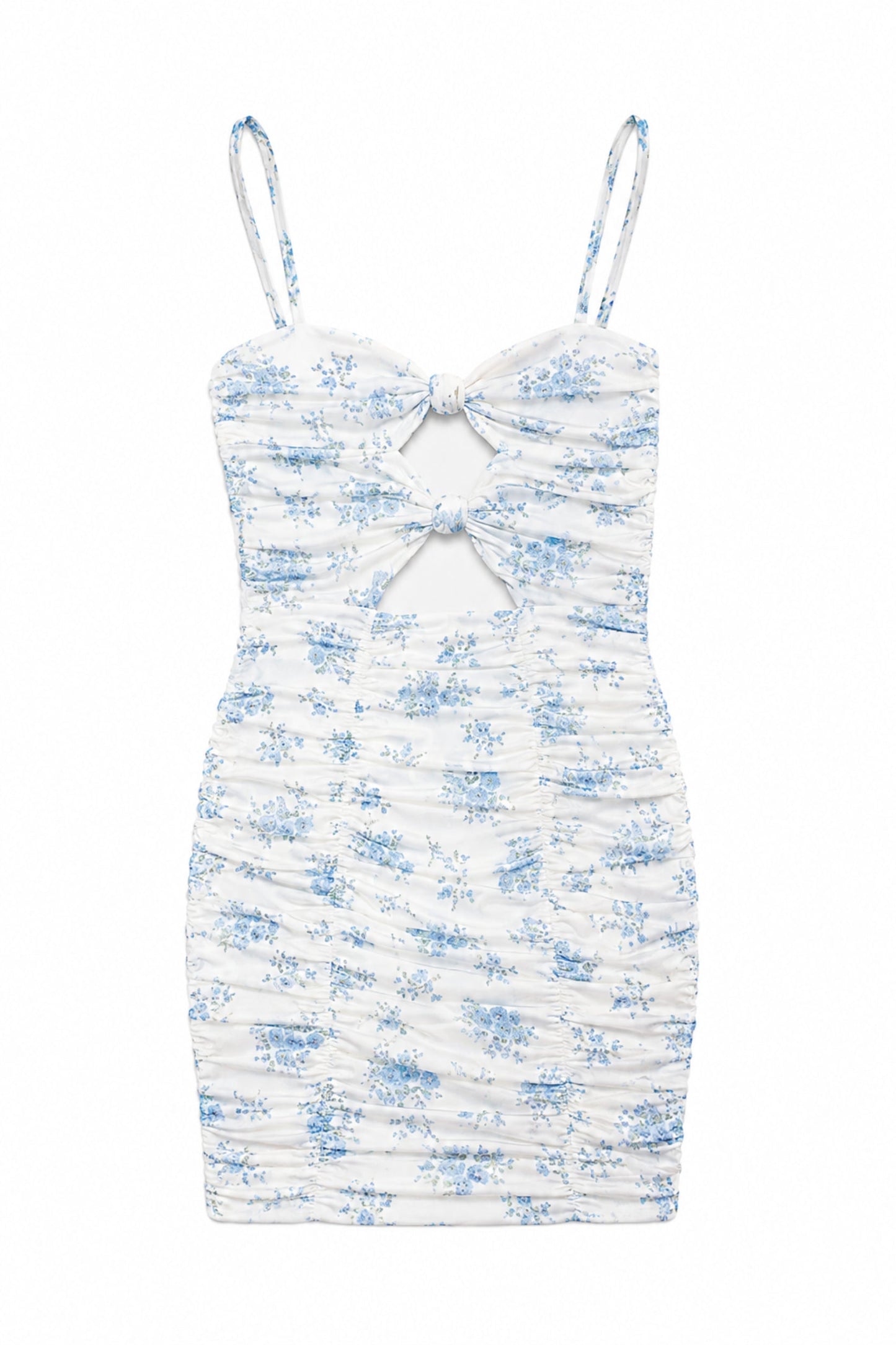 JUNIOR RITA MESH PRINTED MINI DRESS