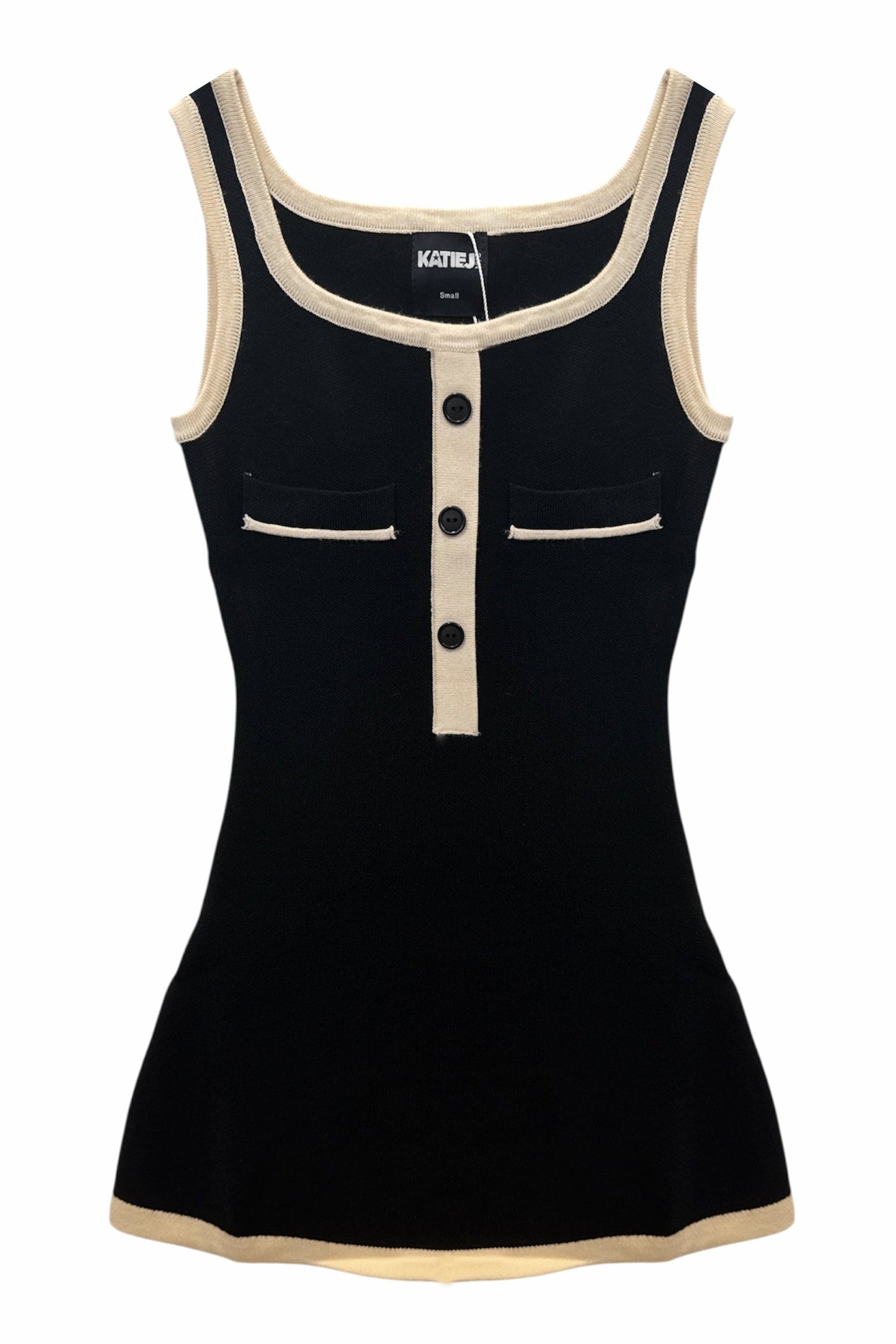 JUNIOR WHITNEY COLORBLOCK SLEEVELESS DRESS
