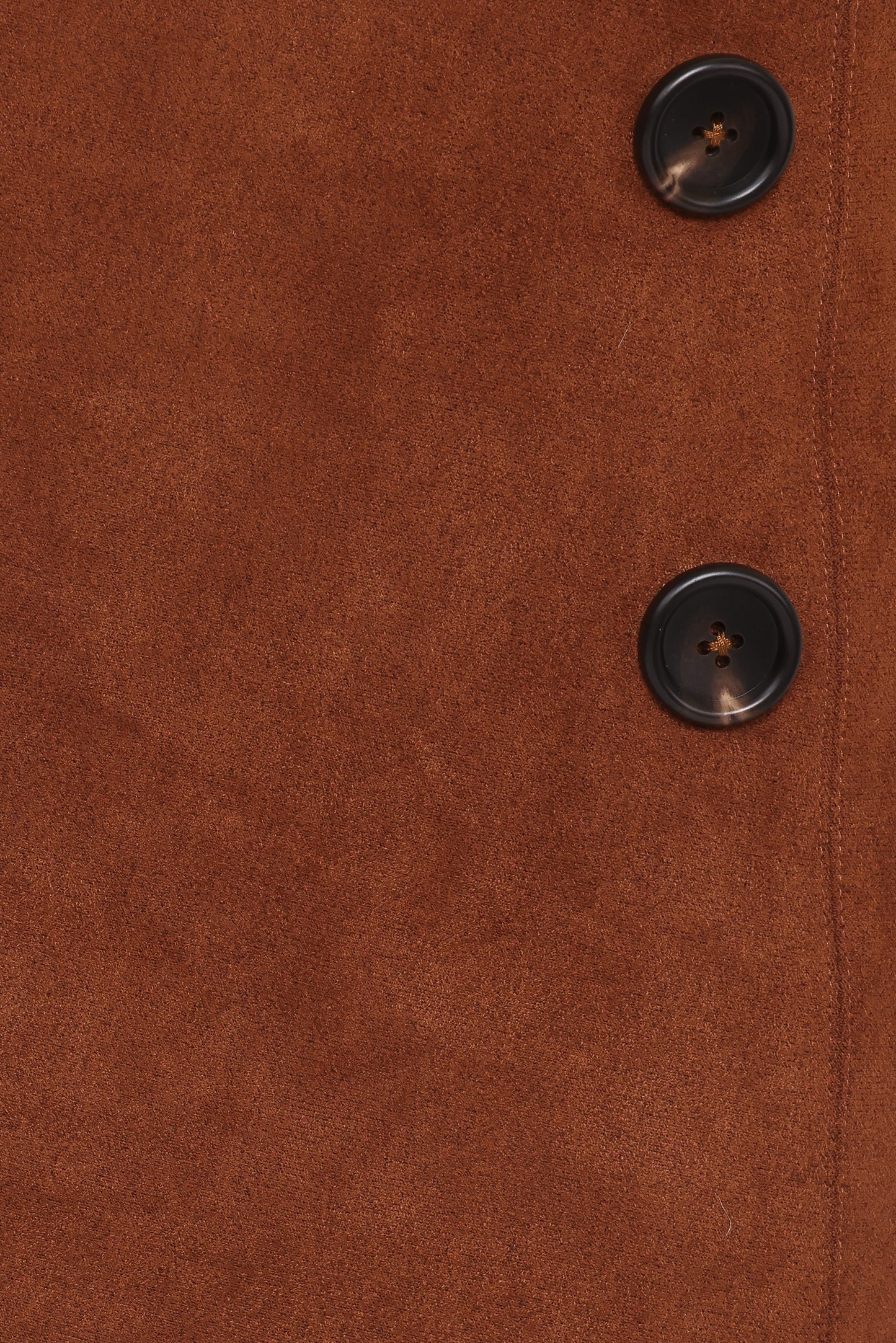Arnie Faux Suede Mini Skirt - Copper Tan