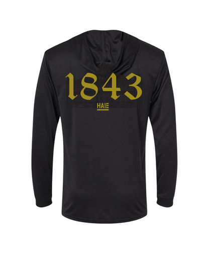 1843 Hooded Long Sleeve Drifit