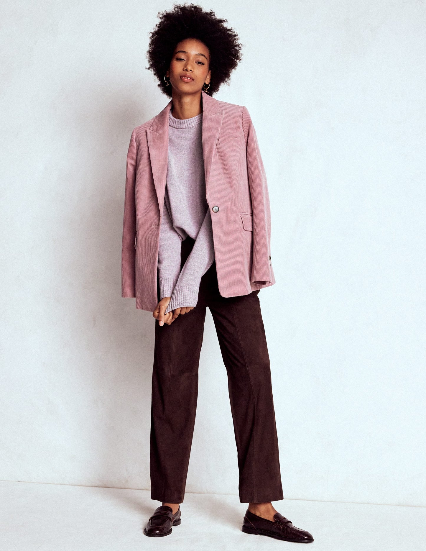 Marion Merino Sweater-Chalky Violet