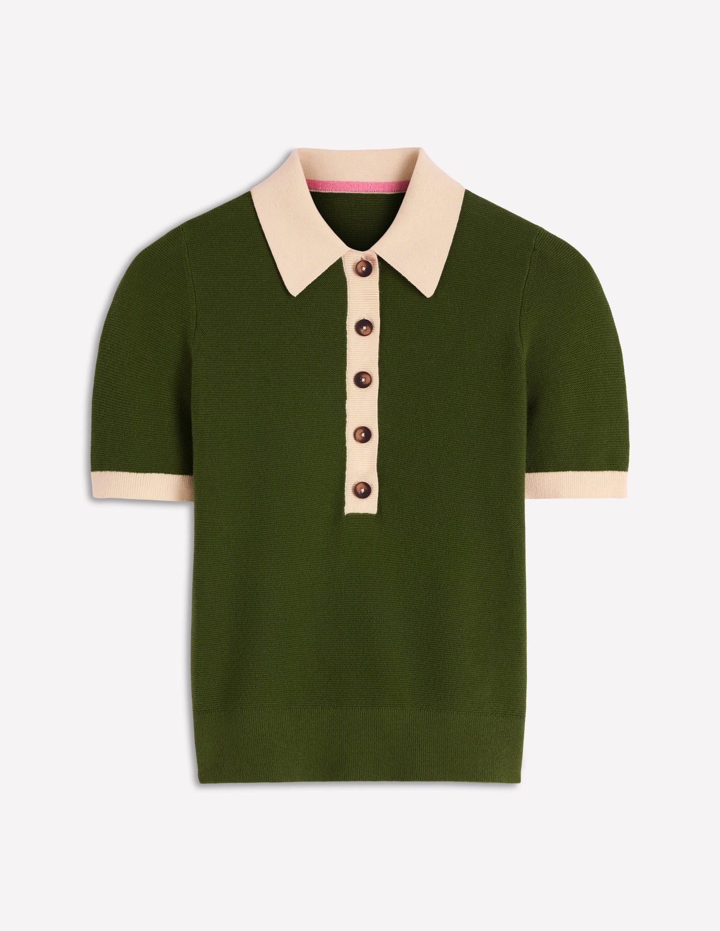Grace Colour Block T-Shirt-Promenade Green