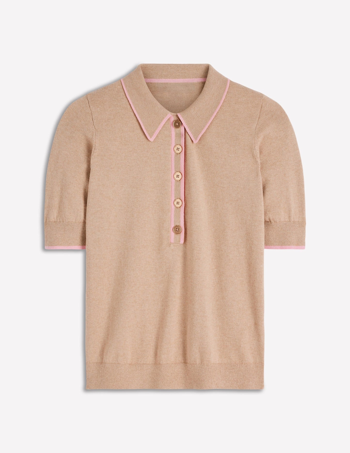 Liz Henley T-Shirt-Chinchilla Melange