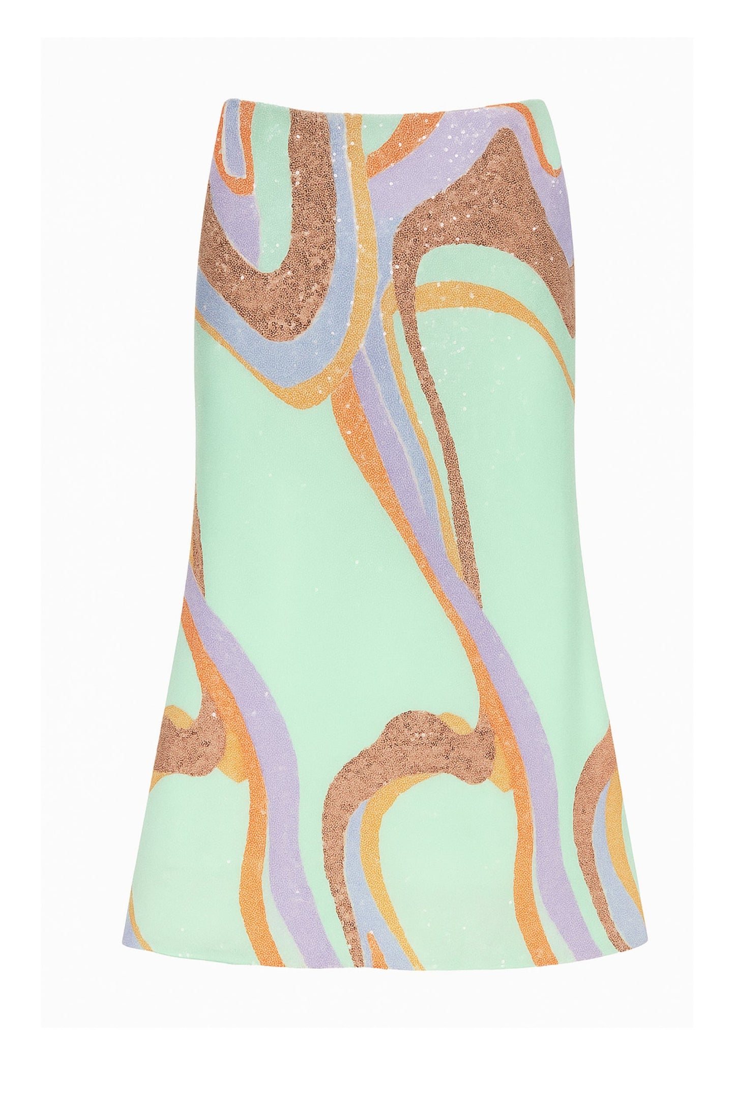 JUNIOR ANASTASIA SEQUIN MAXI SKIRT