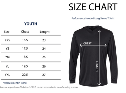 Aloha Aina Iwa Bird Camo Youth Hooded Long Sleeve Drifit