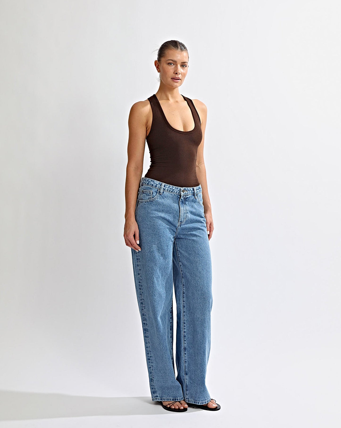 Amelia Tank Brown