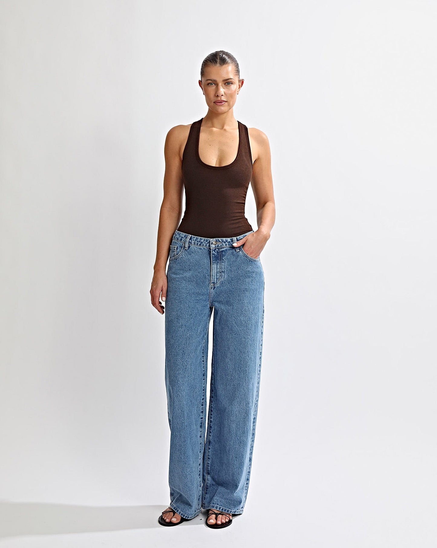 Amelia Tank Brown
