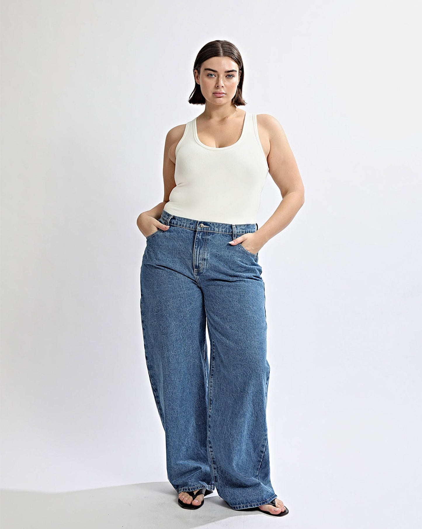 Amelia Tank White