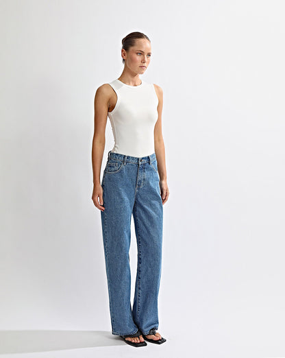 Kai Sleeveless Tee White