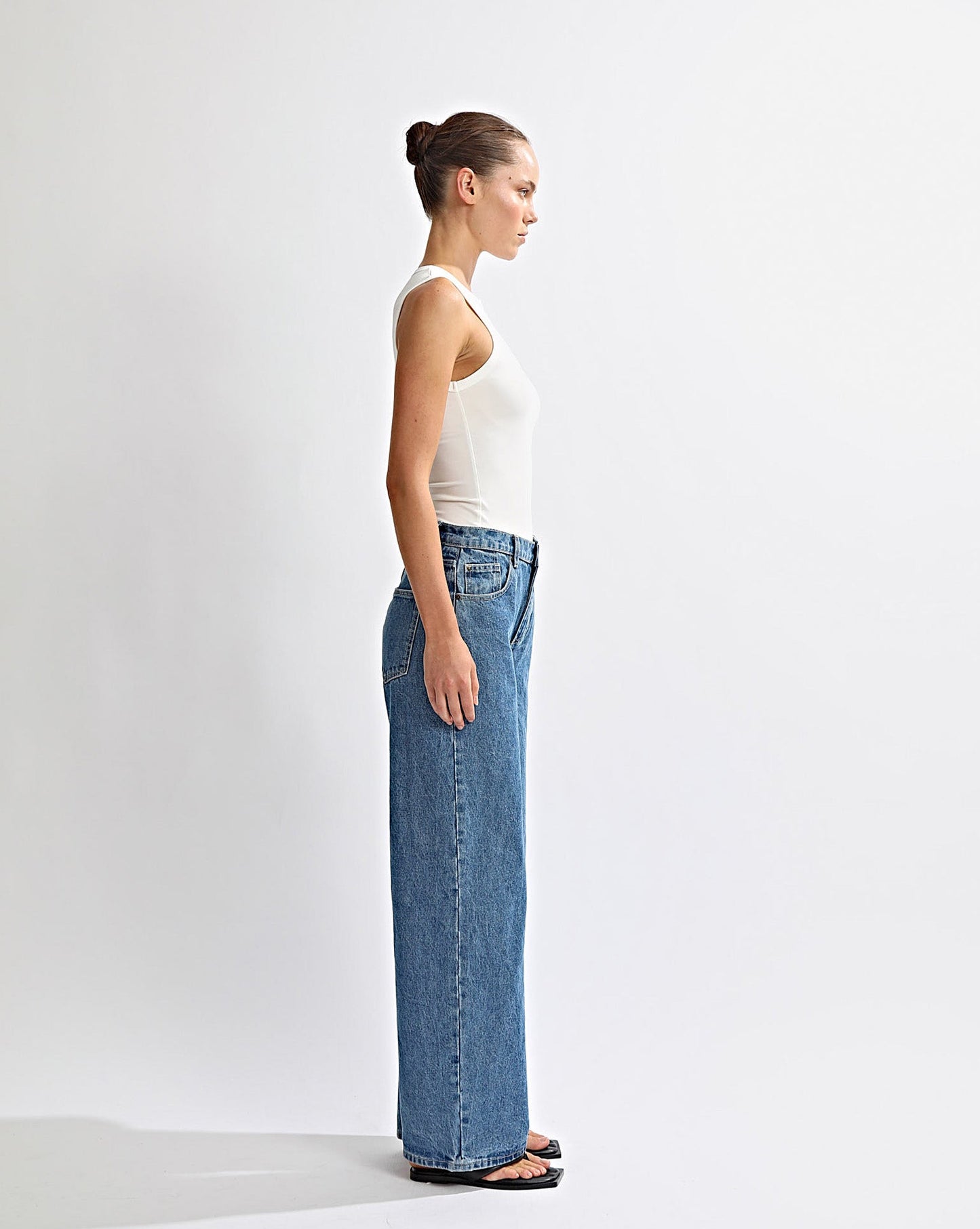 Kai Sleeveless Tee White