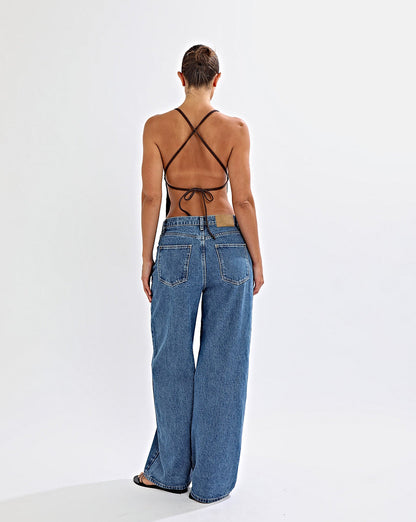 Lumi Knit Top Chocolate