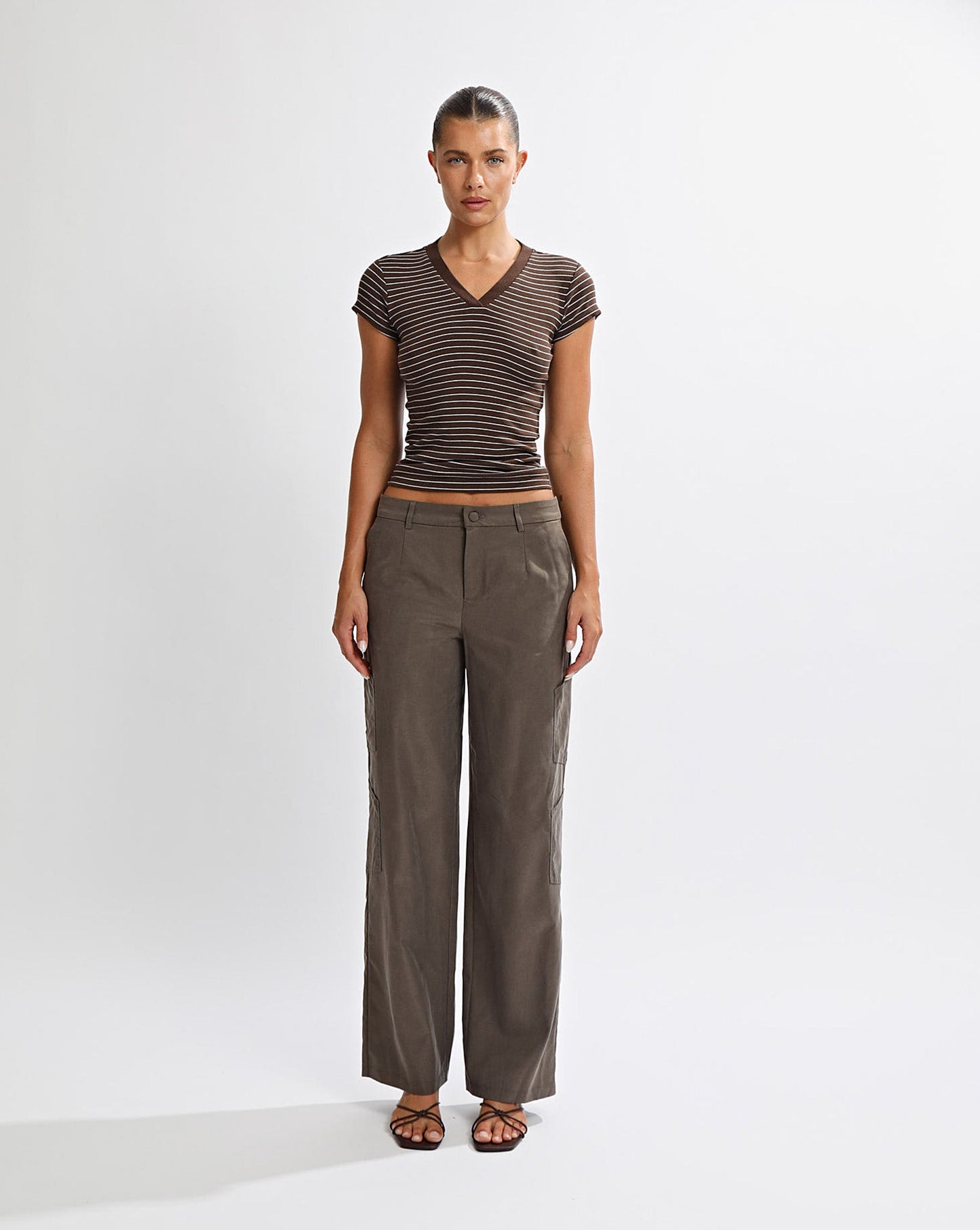Peta Trousers Mocha Regular/Tall