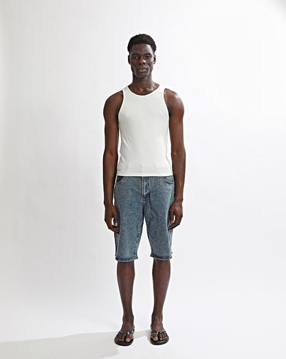 Brooks Denim Shorts Classic Blue