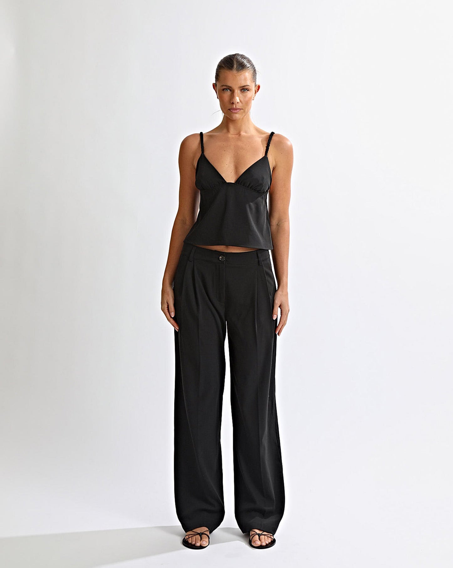 Naomi Trousers Black Regular/Tall