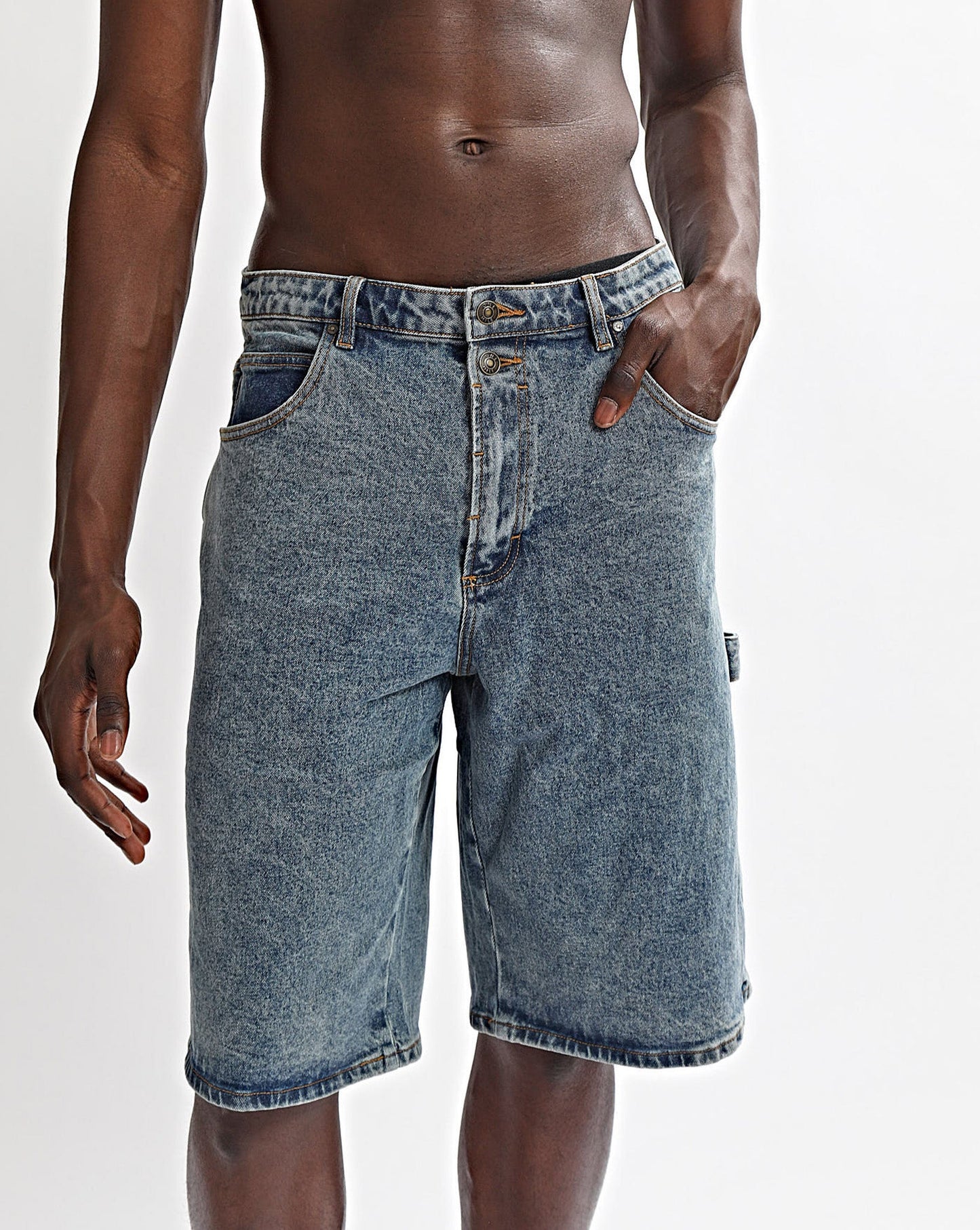 Brooks Denim Shorts Classic Blue