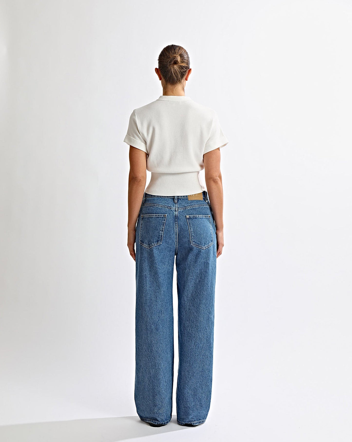 Blaire Knit Top Off White