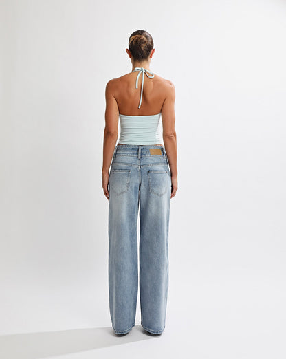 Anna Halter Tank Aqua