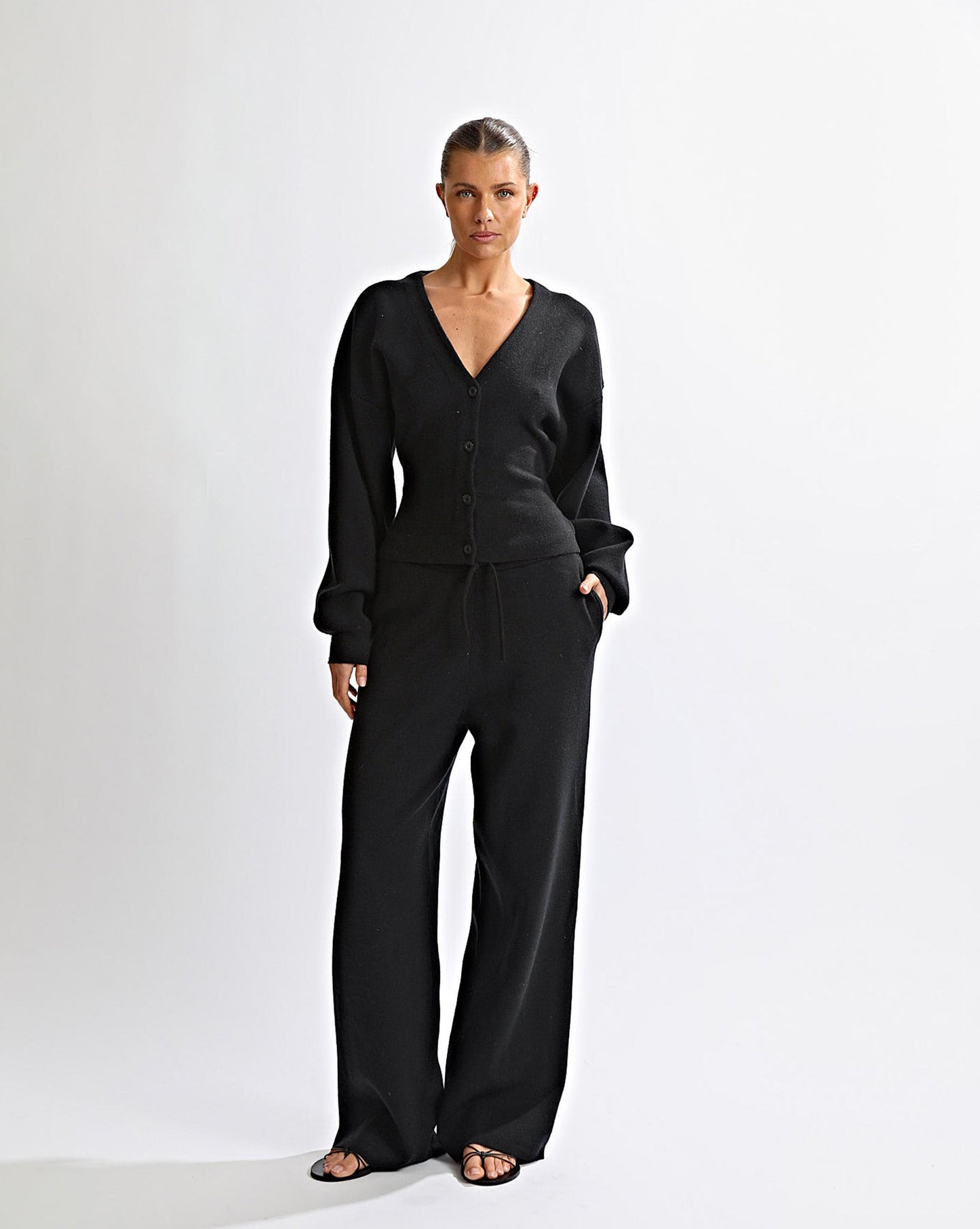 Dion Knit Pants Black Regular/Tall