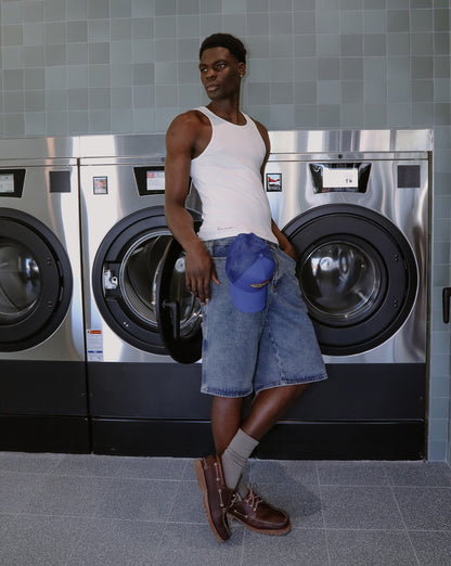 Elijah Rib Tank White