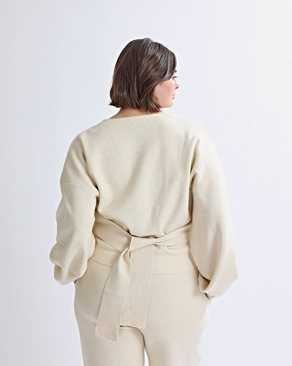 Dion Knit Cardigan Cream