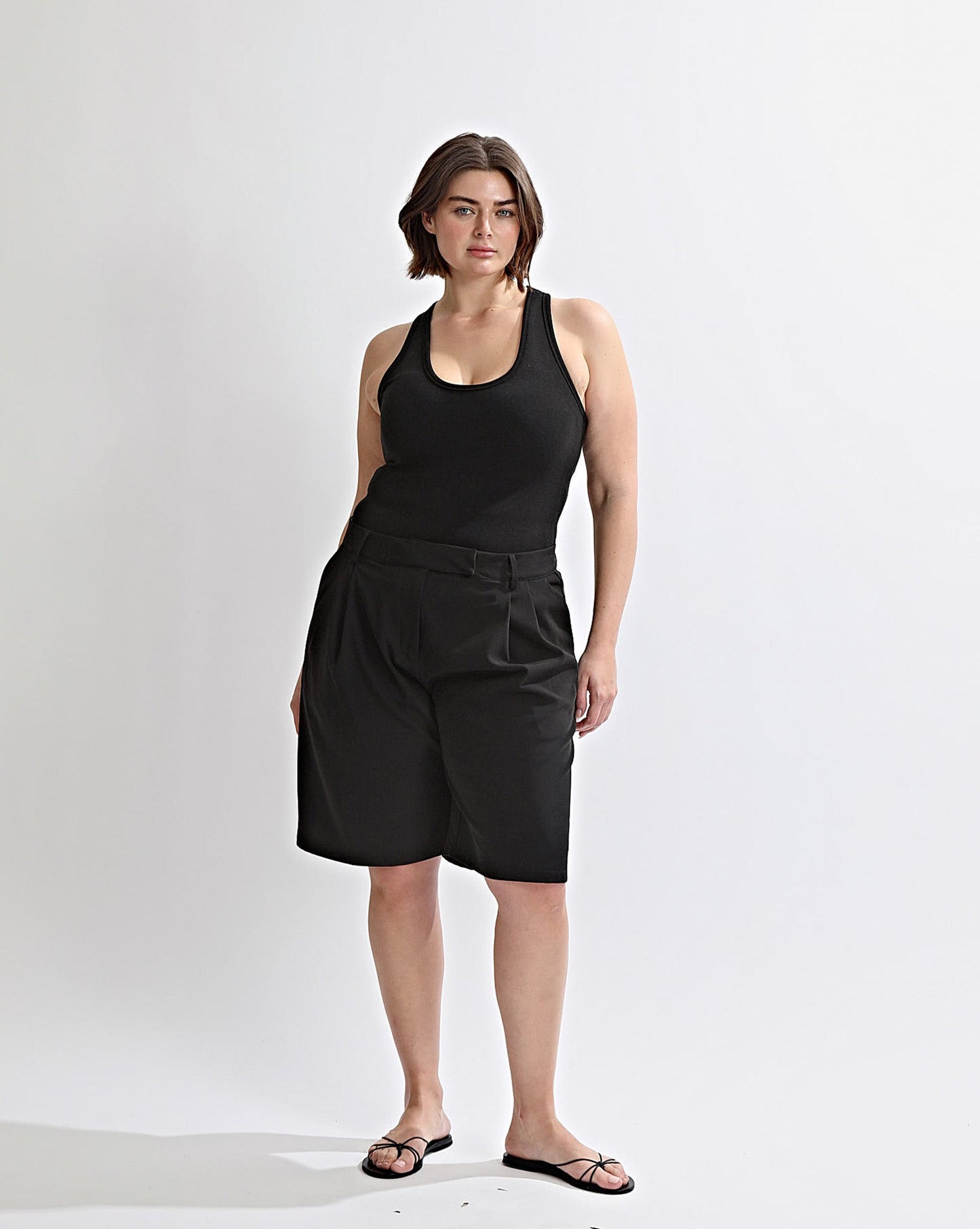 Naomi Mid Length Shorts Black