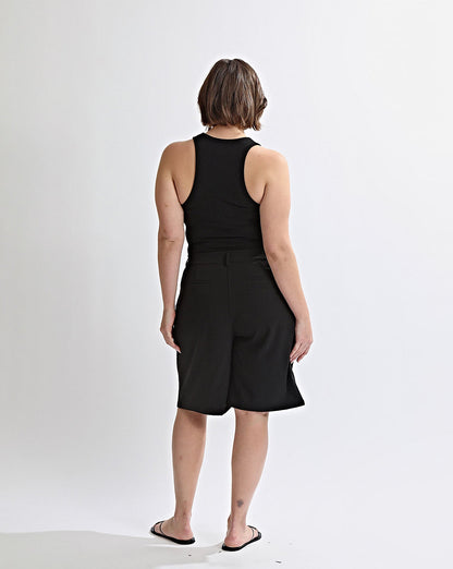 Naomi Mid Length Shorts Black