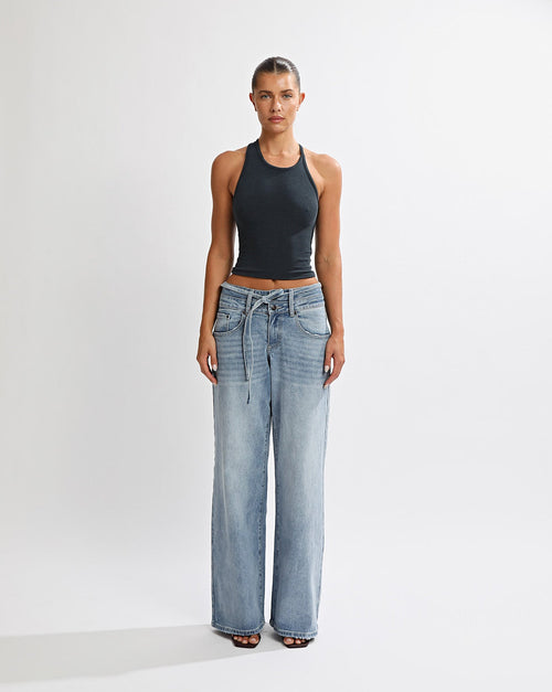 Rhea Tank Navy