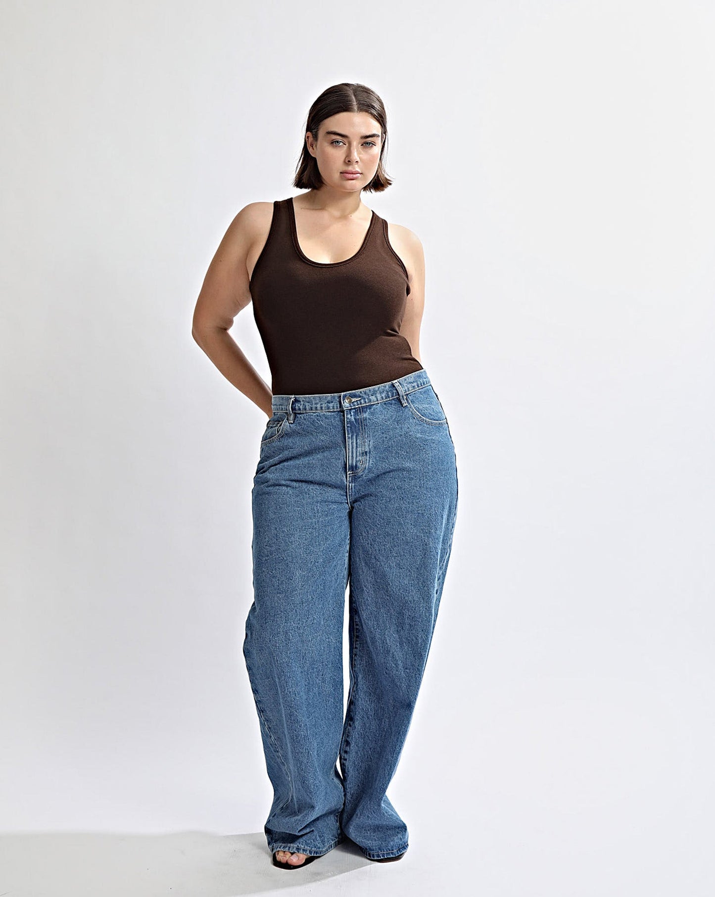 Amelia Tank Brown
