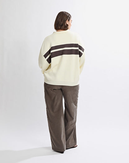 Peta Trousers Mocha Cropped
