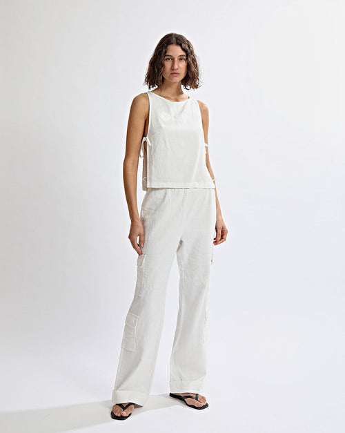 Evie Trousers Off White
