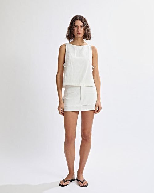 Evie Top Off White