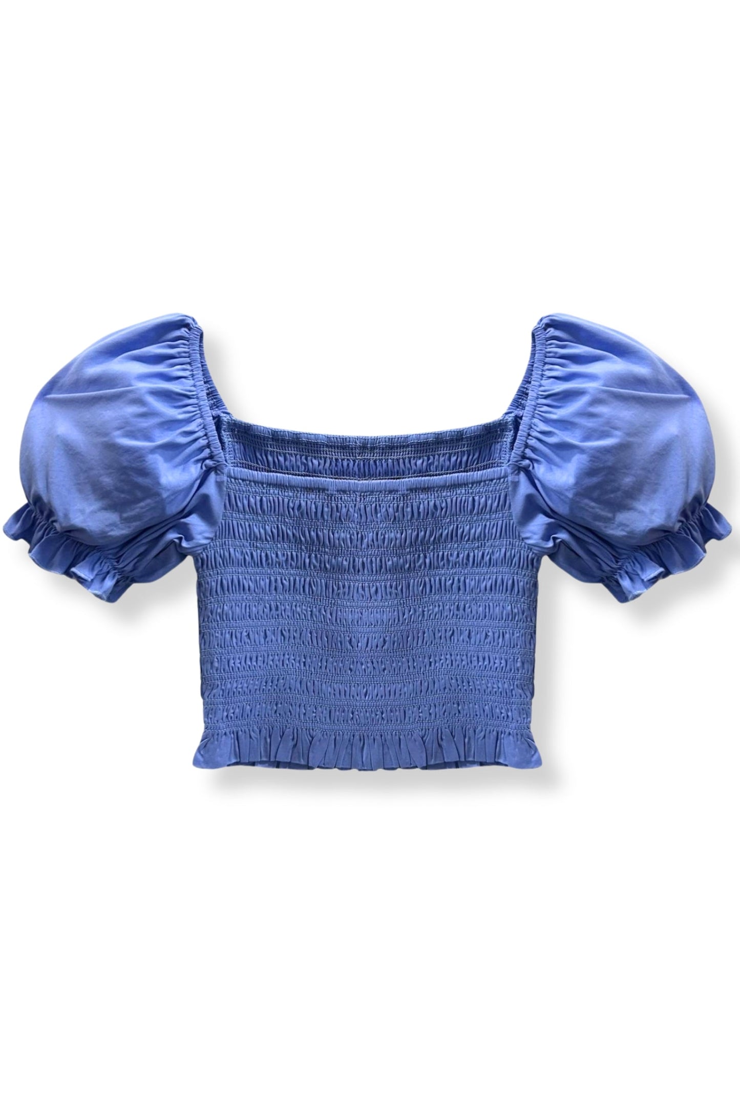 TWEEN MARLEE SOLID PUFF SLEEVE TOP - FINAL SALE