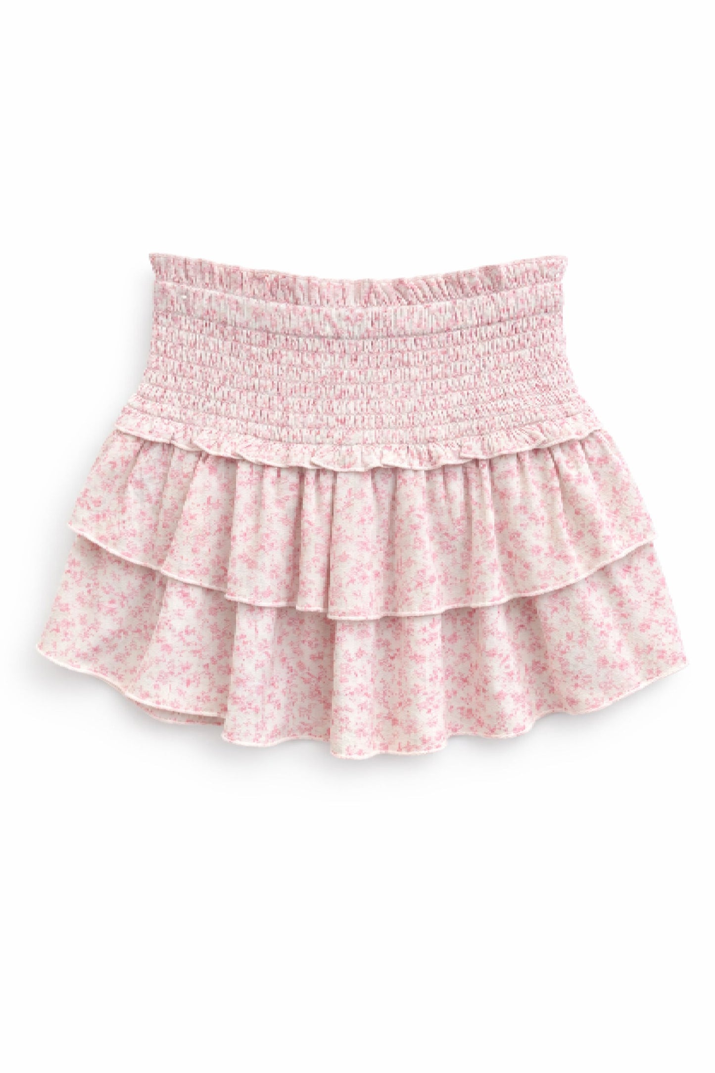 TWEEN BIANCA PRINTED TIERED RUFFLE SKIRT