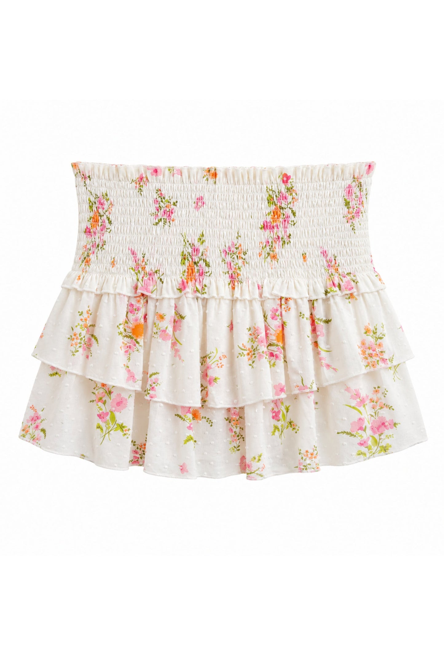 TWEEN BIANCA PRINTED TIERED RUFFLE SKIRT