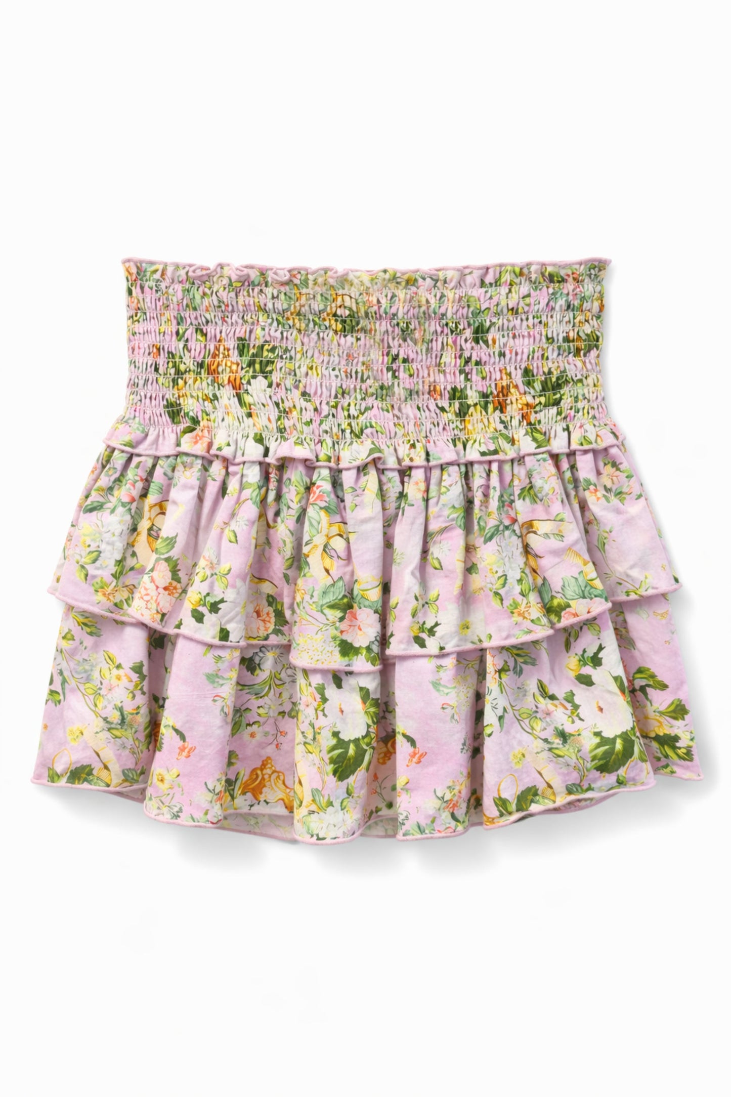 TWEEN BIANCA PRINTED TIERED RUFFLE SKIRT