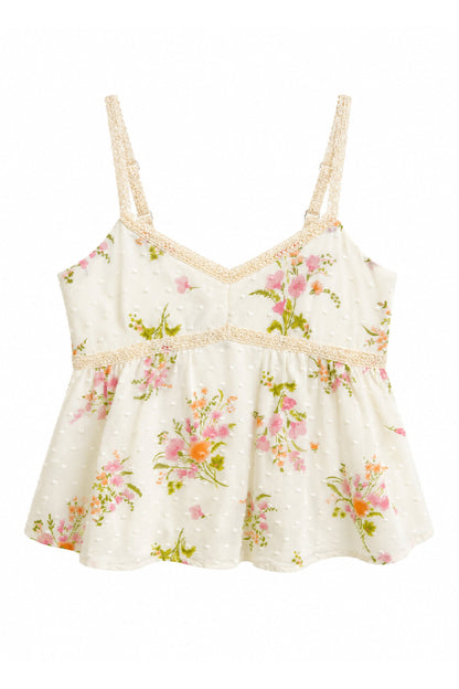 TWEEN BLOOM PRINTED TOP
