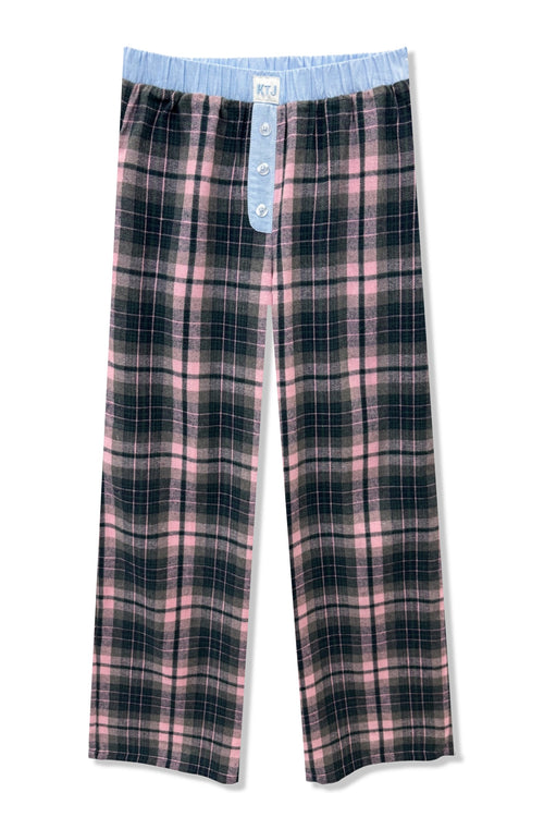 JUNIOR BREE PLAID LOUNGE PANT - FINAL SALE