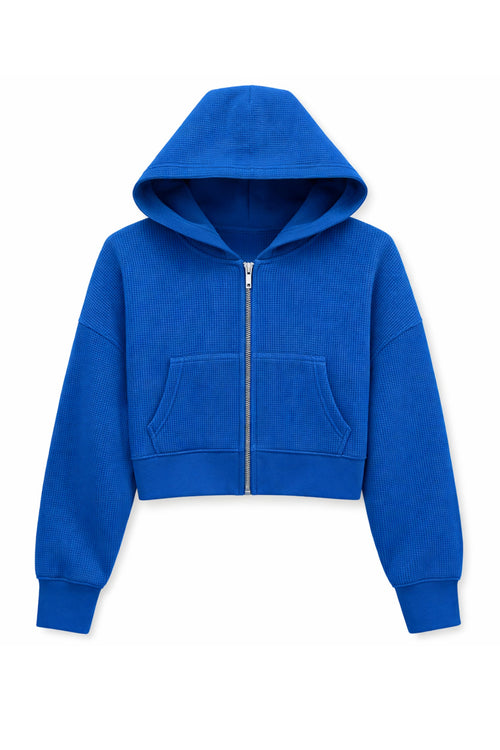 TWEEN BRYNN WAFFLE LOUNGE HOODIE