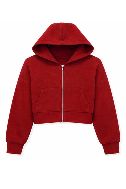 TWEEN BRYNN WAFFLE LOUNGE HOODIE