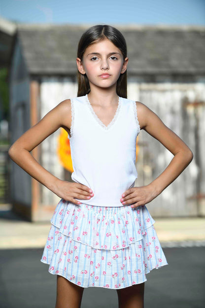 TWEEN ROSE TANK- FINAL SALE