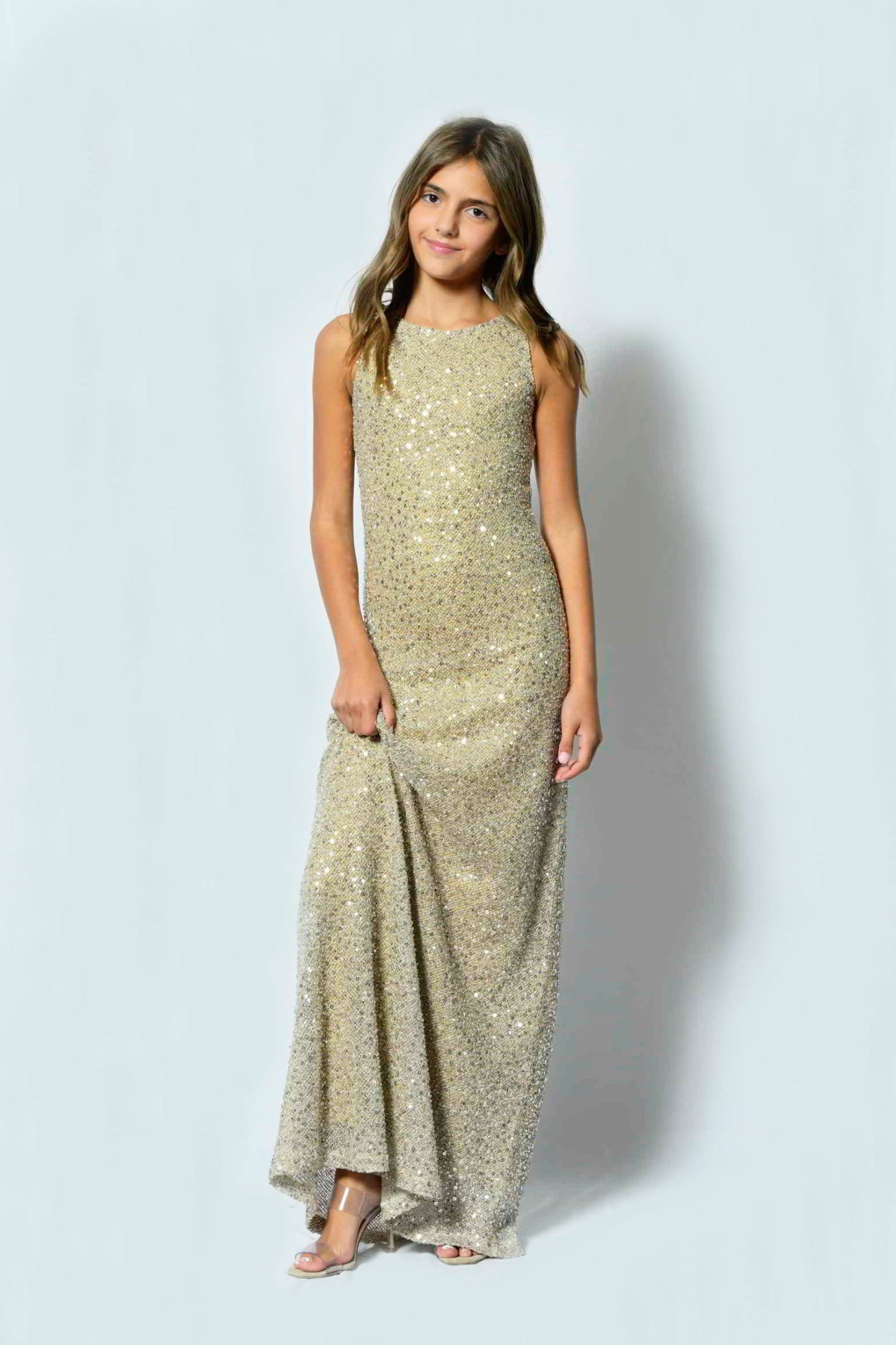 TWEEN CANDACE SEQUIN DRESS